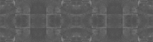 Nahtloser Grunge Grau Anthrazit Quadratisch Mosaik Beton Zement Stein Wandfliesen — Stockfoto