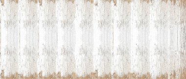 Eski beyaz gri boyanmış kırsal parlak parlak ahşap desen - ahşap arka plan panorama pejmürde