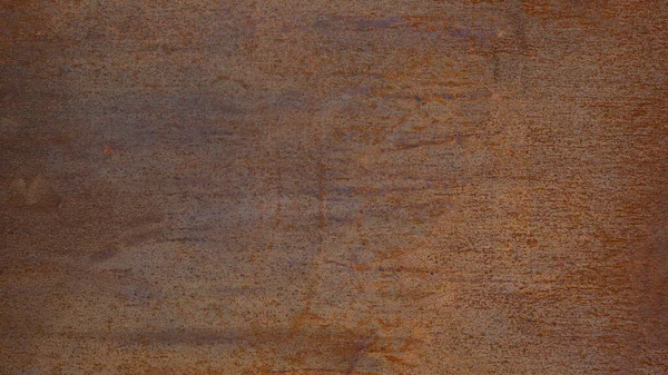 光沢のあるオレンジ色の褐色の金属コルテン鋼の背景のテクスチャパターン — ストック写真