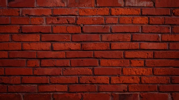 Pomarańczowy Czerwony Uszkodzony Rustykalny Cegły Ściany Muru Murarskiego Tekstury Tła — Zdjęcie stockowe