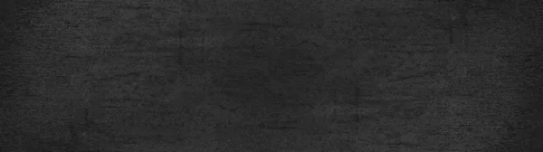 Noir Anthracite Pierre Béton Texture Fond Panorama Bannière Longue — Photo