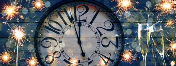 Ευτυχισμένο Νέο Έτος 2022 Εορταστική Silvester Πρωτοχρονιά Γιορτή Κόμμα Φόντο — Φωτογραφία Αρχείου