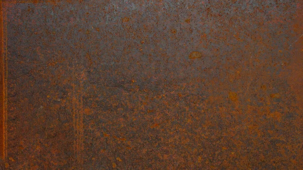 Grunge Rostig Orange Brun Metall Corten Stål Sten Bakgrund Struktur — Stockfoto