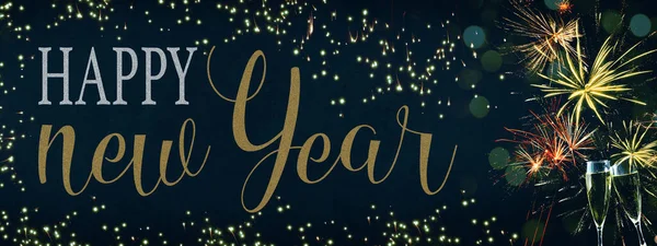 Happy New Year 2022 Новорічна Вечірка Святкових Заходів Silvester Фоновий — стокове фото