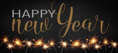 Mutlu yıllar 2022, Yeni Yıl Arifesi Silvester Partisi arka plandaki bayram tebrik kartı.