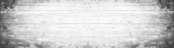Stare Białe Jasne Tekstury Drewniane Panorama Drewna Tło Panorama Długi — Zdjęcie stockowe