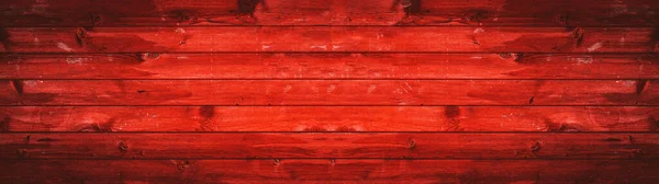 Abstrakte Grunge Alten Rot Lackierten Holz Textur Holzbrett Hintergrund Panorama — Stockfoto