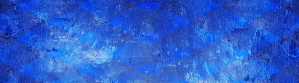 Изношенный Абстрактный Гранж Носить Синий Перекрывающийся Пунктирные Точки Ромба Алмазные — стоковое фото