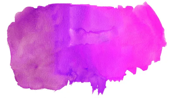 Рожевий Фіолетовий Барвистий Абстрактний Акварельний Пензель Текстура Ілюстрація Художній Папір — стокове фото