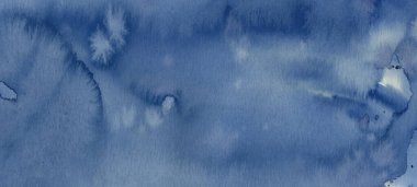 Renkli mavi suluboya sıçrama fırça desen resimleme arka plan, sanat kağıt tasarımı - yaratıcı Kova boyası, tasarım için tuval, el çizimi