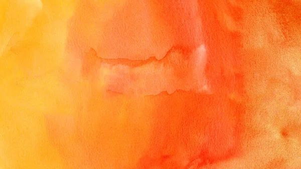 Kolorowy Żółty Pomarańczowy Abstrakcyjny Akwarela Splash Szczotki Tekstury Ilustracja Tła — Zdjęcie stockowe