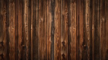 Eski kahverengi kırsal koyu grunge ahşap ahşap ahşap döşeme - ahşap arka plan afişi