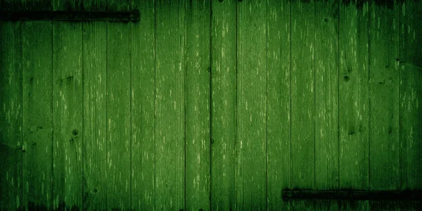 Old Green Painted Exfoliate Rustic Bright Light Wooden Wall Texture — Stock Photo, Image