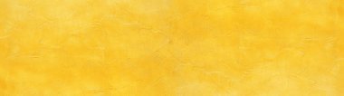 Sarı akrilik boya spatula tekniği soyut kağıt dokusu arkaplan panoraması