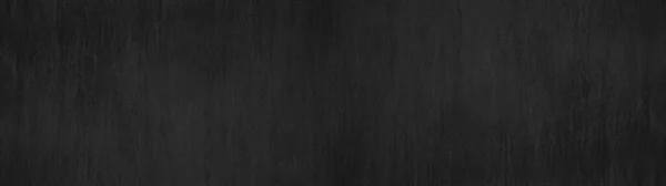 Zwarte Antraciet Steen Beton Textuur Achtergrond Panorama Banner Lang — Stockfoto