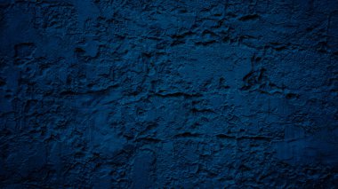 Koyu mavi grunge eskimiş antika taş beton beton beton duvar döşeme dokusu çatlaklar - soyut arkaplan desen şablonu