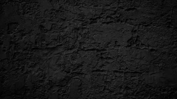 ブラックアントラサイトダークグレーグレーグランジ古いレトロヴィンテージの石コンクリートセメントブラックボード黒板の壁の床のテクスチャ クラック付き 抽象的な背景パターンデザインテンプレート — ストック写真