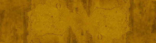Abstract Yellow Colored Painted Colorful Dark Grunge Old Aged Retro — Stock Photo, Image