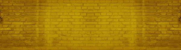 Abstrato Amarelo Colorido Pintado Danificado Rústico Tijolo Parede Alvenaria Alvenaria — Fotografia de Stock
