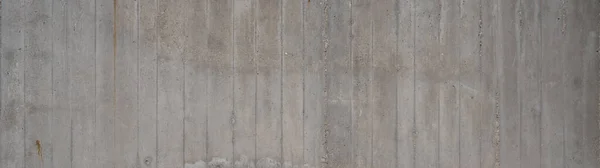Grijs Grijs Cement Steen Beton Muur Textuur Achtergrond Panorama Banner — Stockfoto