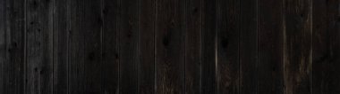 Eski kahverengi kırsal koyu ahşap doku - ahşap ahşap arka plan panoraması uzun panorama
