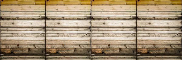古い茶色の素朴なダークウッドのテクスチャ 木製の背景パノラマロングバナー — ストック写真