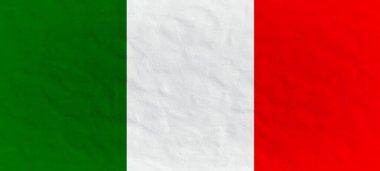 İtalya arkaplan şablonu - Soyut taş beton duvar dokusu İtalyan bayrağı renklerinde