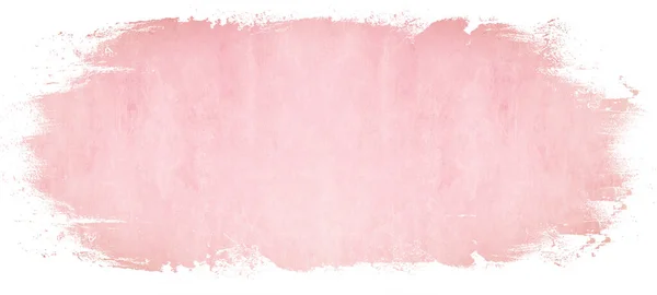 Bright Pink Pastel Abstract Watercolor Splash Brushes Texture Illustration Art — Stock Photo, Image