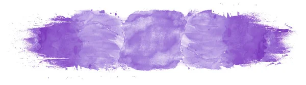 Violet Aquarelle Abstraite Colorée Pinceaux Éclaboussures Texture Illustration Art Papier — Photo