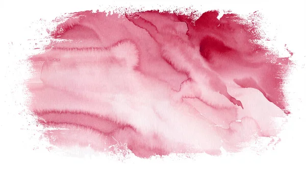 Kırmızı Renk Suluboya Dokusu Resimli Arka Plan Kağıdı Yaratıcı Kova — Stok fotoğraf