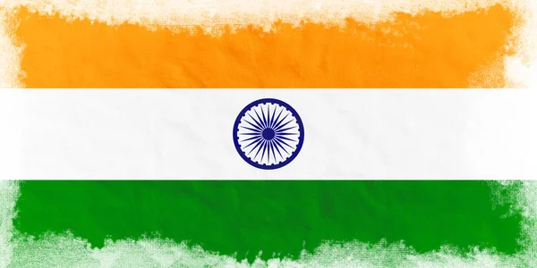 India Achtergrond Banner Patroon Sjabloon Illustratie Abstract Penseelstreek Verf Borstel — Stockfoto