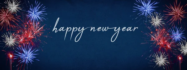 Happy New New Eve 2023 Usa Bakgrund Banner Panorama Mall — Stockfoto