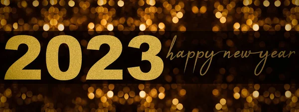 Happy New Year 2023 New Year Eve Party Festive Celebration — Stock Photo, Image