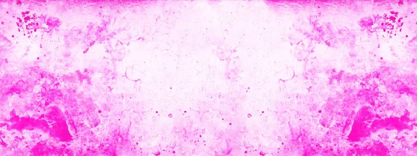 Abstract Grunge Roze Aquarel Geschilderd Spottet Papier Textuur Achtergrond Banner — Stockfoto