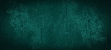 Koyu yeşil renkli grunge eskimiş eski antika taş beton beton beton beton karatahta duvar döşeme dokusu çatlaklar - soyut arkaplan panorama desenli tasarım şablonu