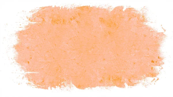 Brown Orange Pastel Abstract Watercolor Splash Brushes Texture Illustration Art — Photo