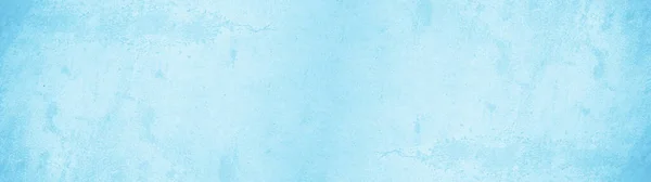 Abstract Pastel Blue Watercolor Painted Paper Texture Background Banner Panorama — 图库照片
