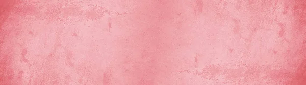 Abstract Pastel Pink Red Watercolor Painted Paper Texture Background Banner — Photo