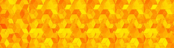 Старый Абстрактный Желтый Оранжевый Винтажный Геометрический Потрёпанный Мозаичный Фарфор Керамическая — стоковое фото