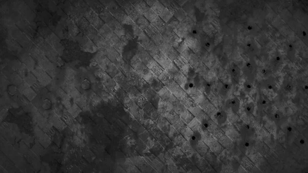 Abstract Black Gray Grey Dark Spotty Dirty Grunge Weathered Old — Fotografia de Stock