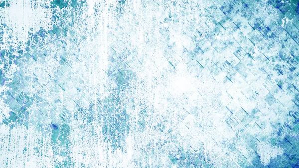 Abstract Blue White Spotty Grunge Old Aged Peeled Metal Steel — Foto de Stock
