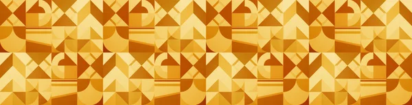 Abstract Yellow Orange Square Mosaic Tile Wall Texture Background Banner — Stock Fotó