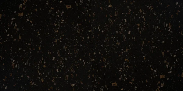 Dark Black Brown Natural Stone Granite Terrace Slab Floor Texture — Photo