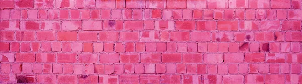 Abstract Pink Damaged Rustic Brick Wall Brickwork Stonework Masonry Texture — Zdjęcie stockowe