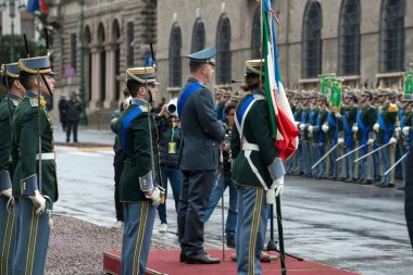 Bergamo, İtalya - 4 Mayıs 2019 Mali Polis Öğrencileri Yemini Töreni