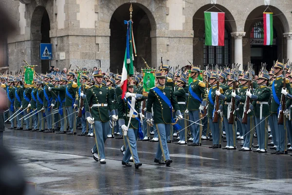 Bergamo Olaszország 2019 Május Pénzügyi Rendőrség Kadétjainak Eskütétele — Stock Fotó