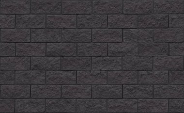 Siyah bloklu tuğlasız yüzey dokusu, grafik şablonu