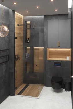 Ana banyo tasarımı fikirleri, 3 boyutlu canlandırma