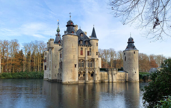 Castle De Borrekens in Vorselaar, Belgium.