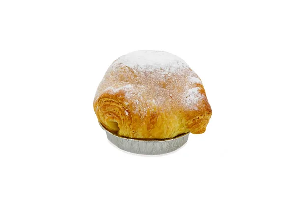 Apple Dumpling Freshly Baked Isolated White Background — Stock Photo, Image